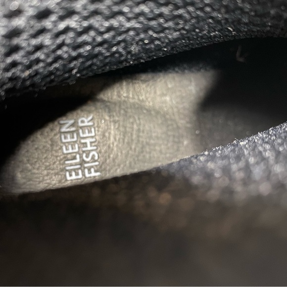 Eileen Fisher Purl Black Knit Stretch Bootie 7 1/2 - Picture 11 of 13